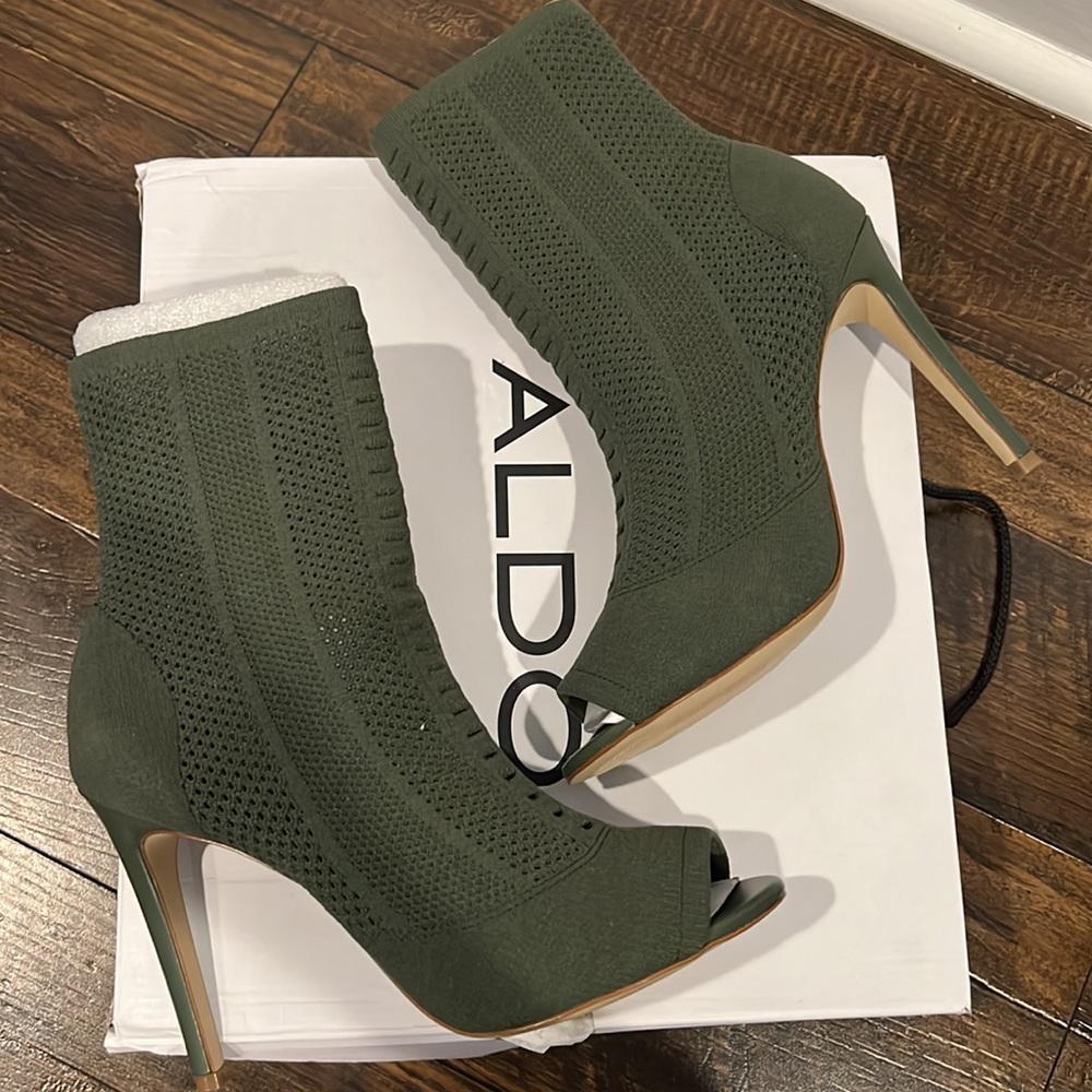 Aldo Olive Booties